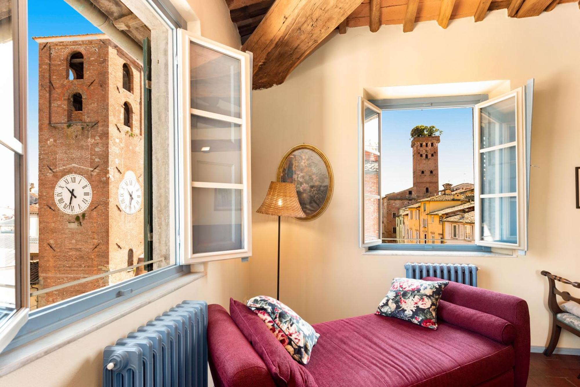 Al Carmine Apartments Towers View With Ac Лука Екстериор снимка